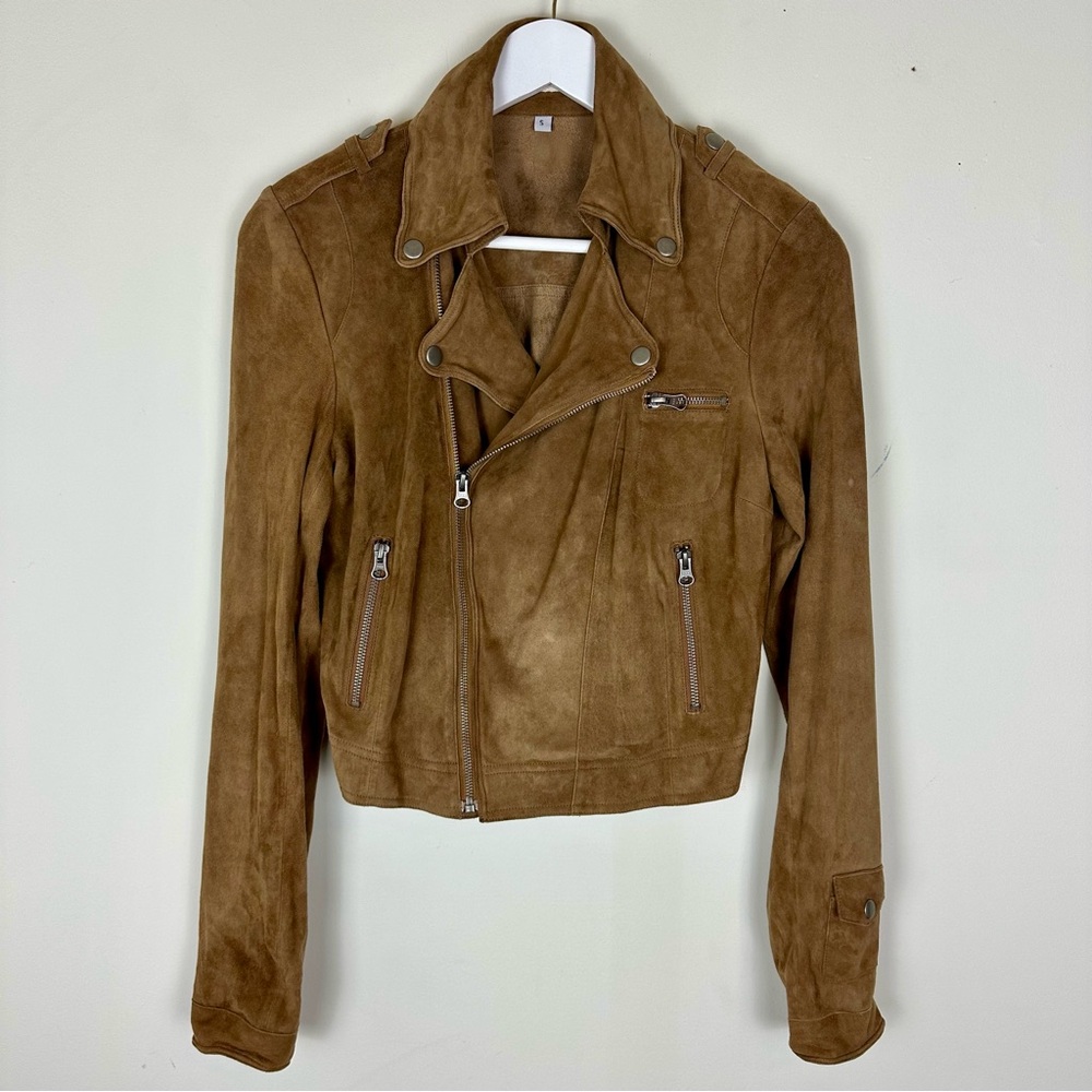 Jacket…etc. Josey Washed Leather Suede Jacket